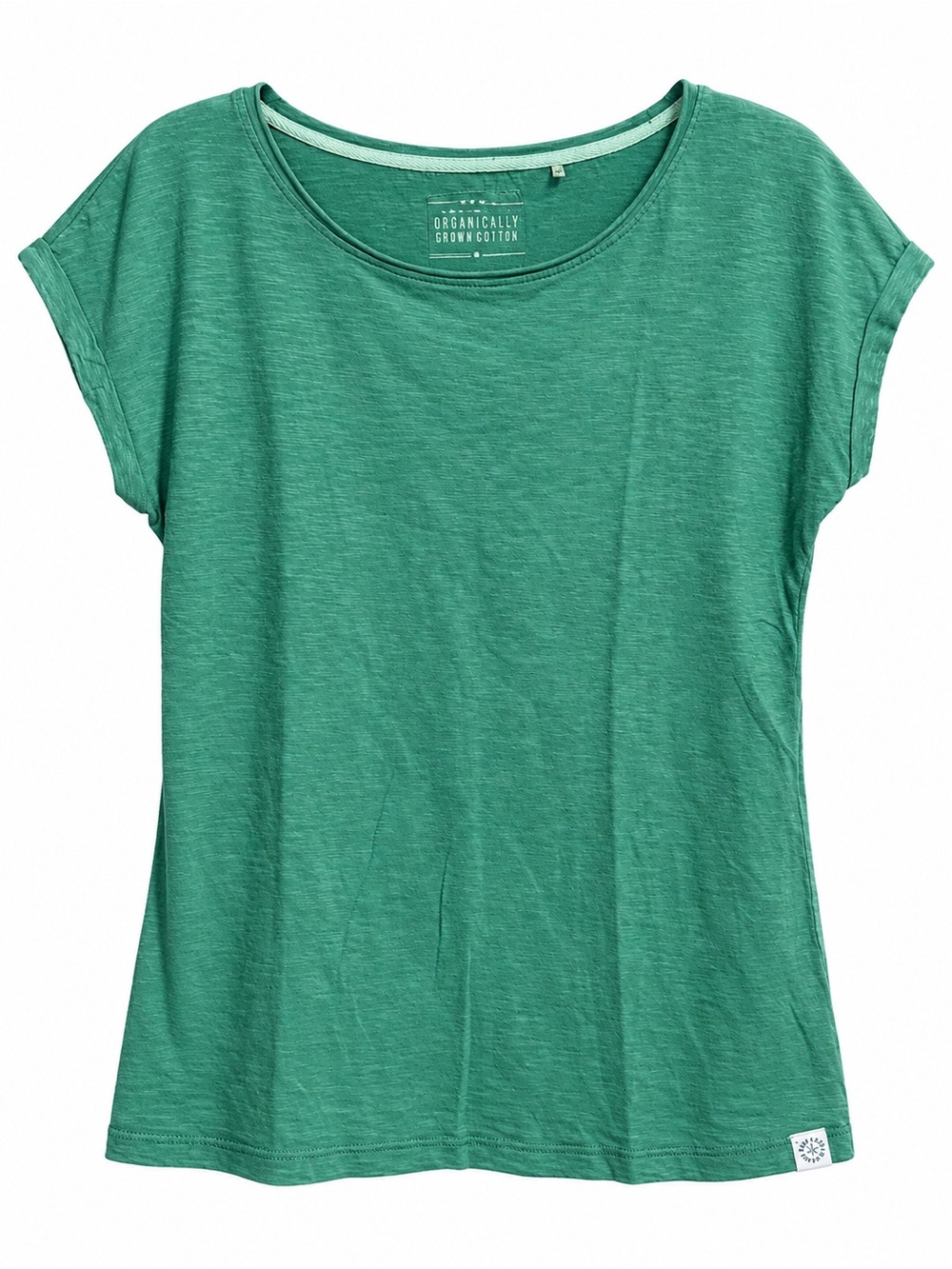 FatFace Organic Cotton Green Slub Tee
